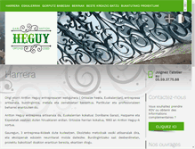Tablet Screenshot of ferronnerie-heguy.com